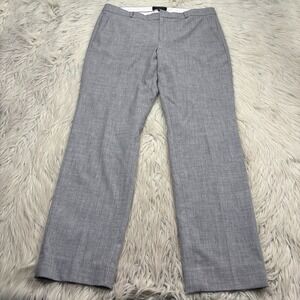 Banana Republic Women's 10 Gray Ryan Curvy Fit Straight Leg Dress Pant Trouser